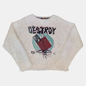 Destroy Woven Tapestry Sweater