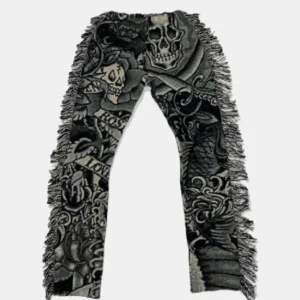 “Love Kills Slowly” Tapestry Pants