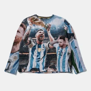 Messi Argentina Tapestry Sweater