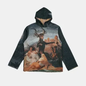 Witches Sabbath Goya Tapestry Hoodie